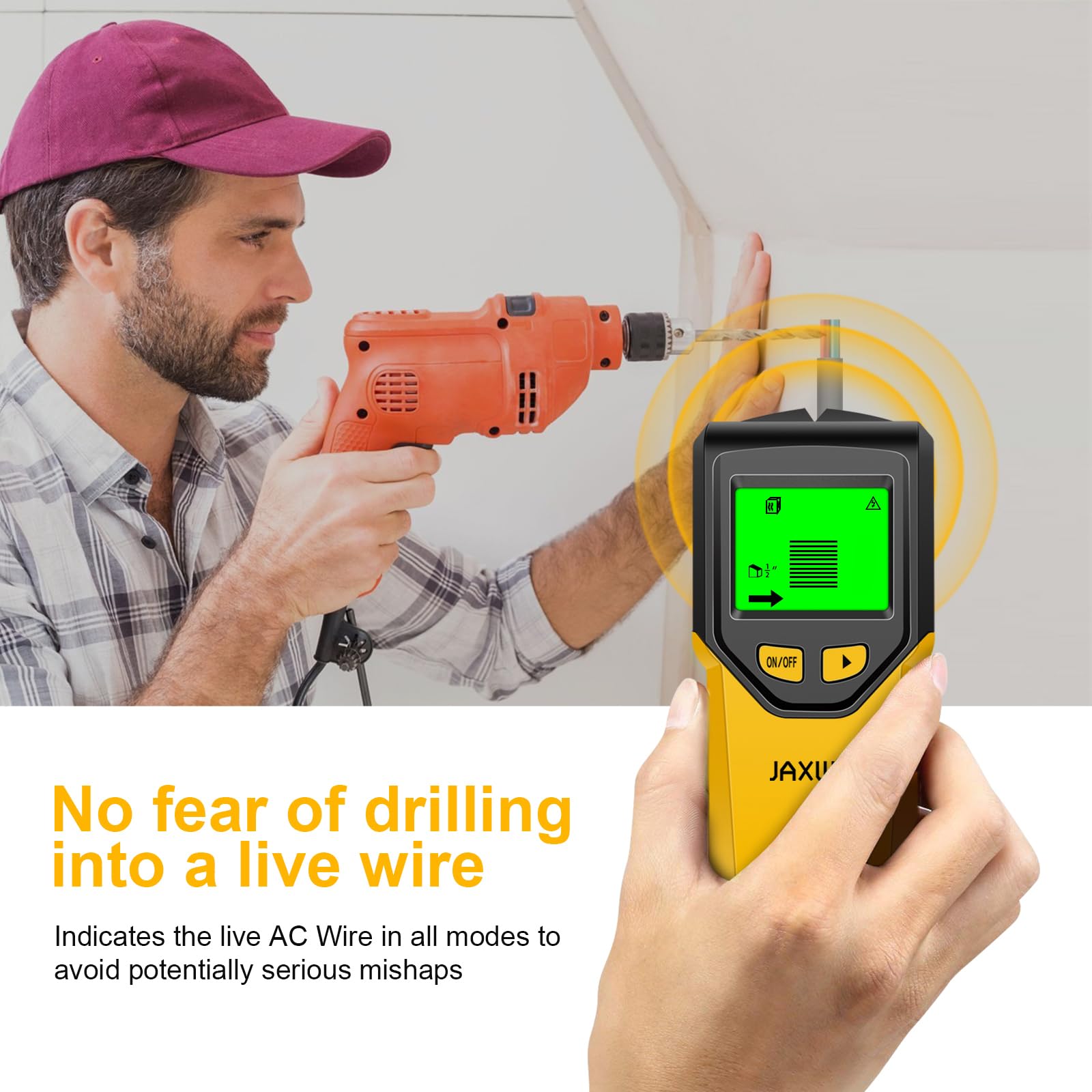 JAXWQ five-in-one tool aids precise mounting in any room.