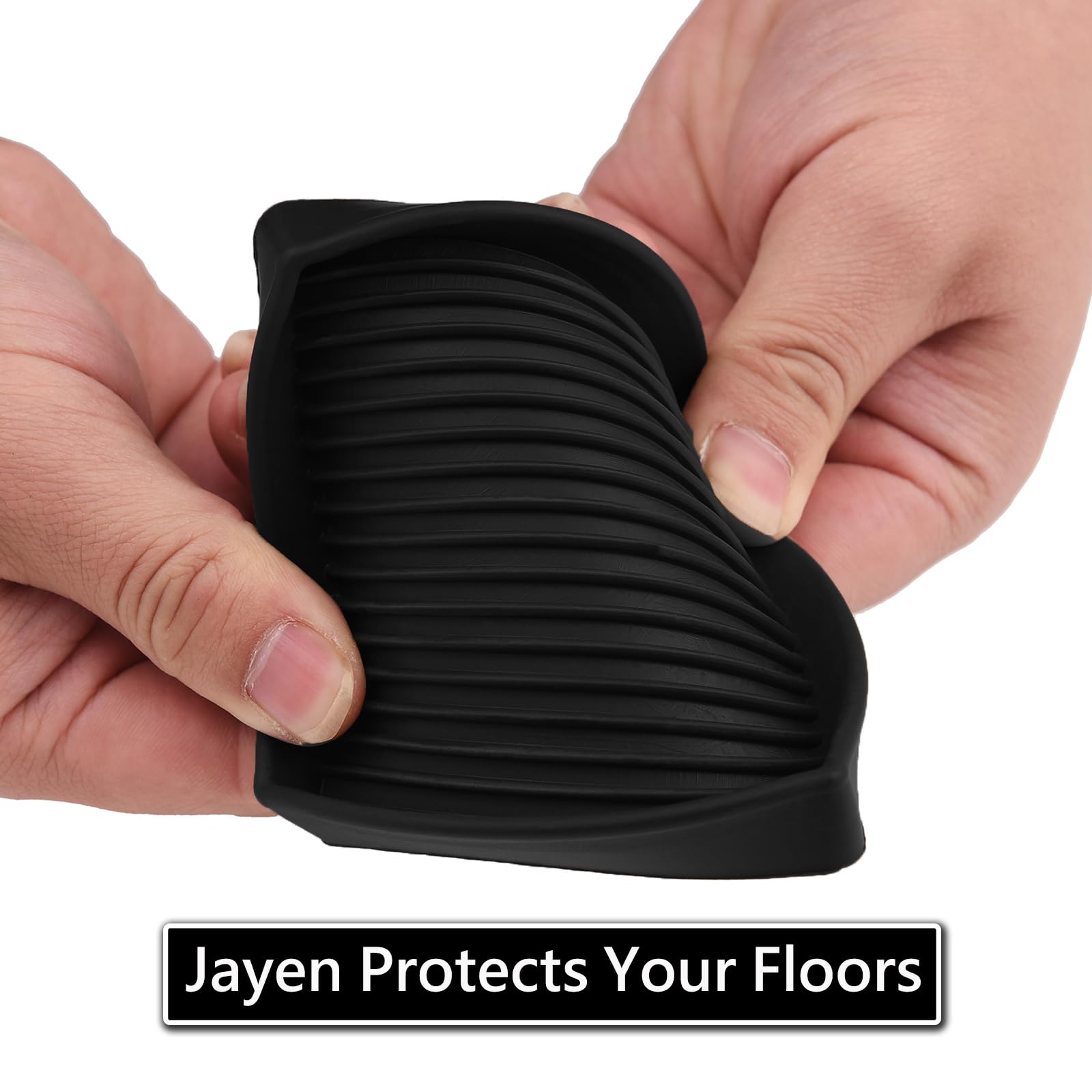 Jayen universal fit to most furniture legs and wheels.