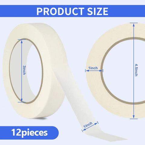 JayJayup easy-tear masking tape for fast, clean removal.