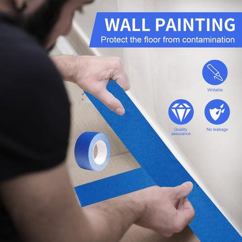 JayJayup general-purpose blue tape suits walls, trims, and crafts.