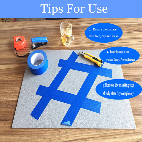 JayJayup blue tape protects mouldings during painting projects.