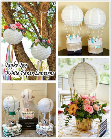Jayke Joy flat-pack paper lanterns ready to assemble