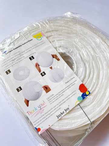 Jayke Joy reusable lightweight lanterns easy to pop open and store