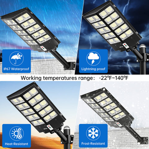 JAYNLT Y-5200W IP67 housing resists rain and dust.