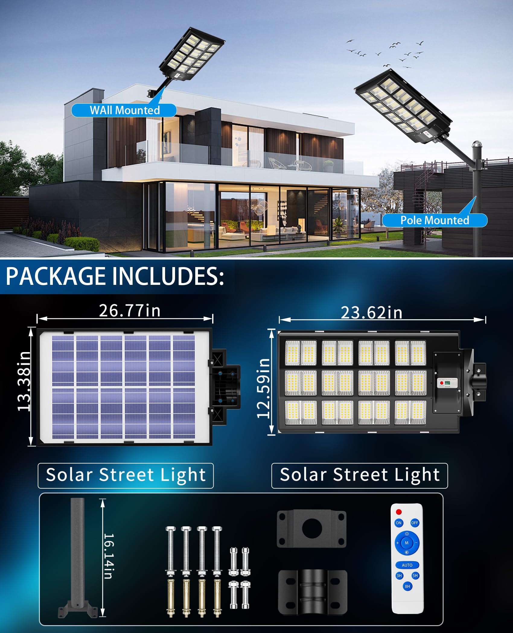 JAYNLT Y-6800W dusk-to-dawn mode for automatic evening-to-morning lighting.
