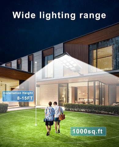 JAYNLT solar lights IP67 weatherproof design withstands rain and cold conditions.