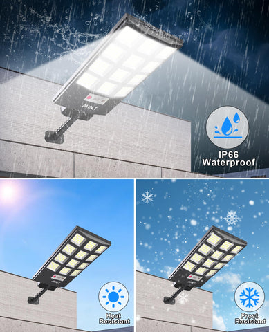 JAYNLT solar lights wireless installation with no wires saves time.