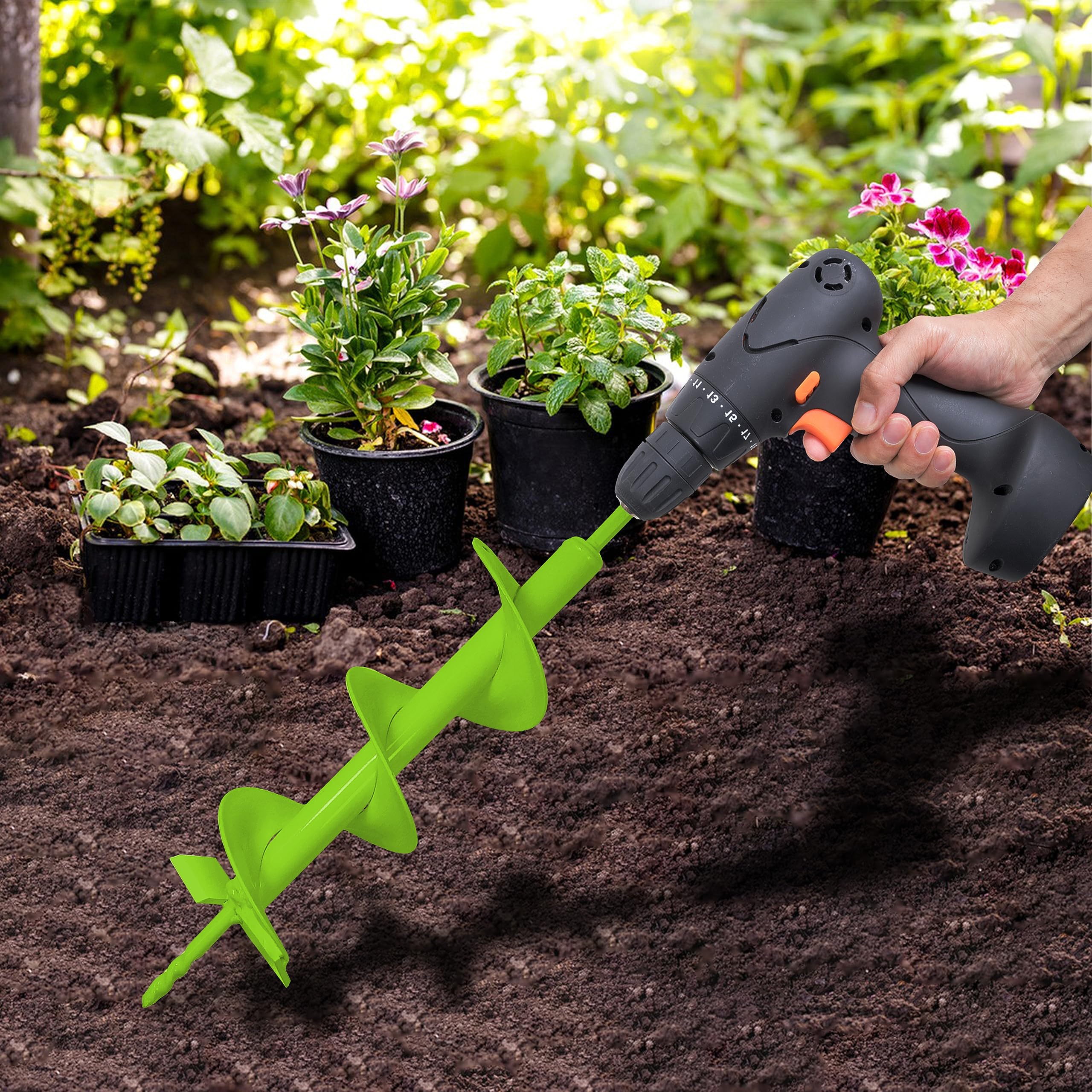 Jayzod sand drilling for sunshade installation shows versatile outdoor use