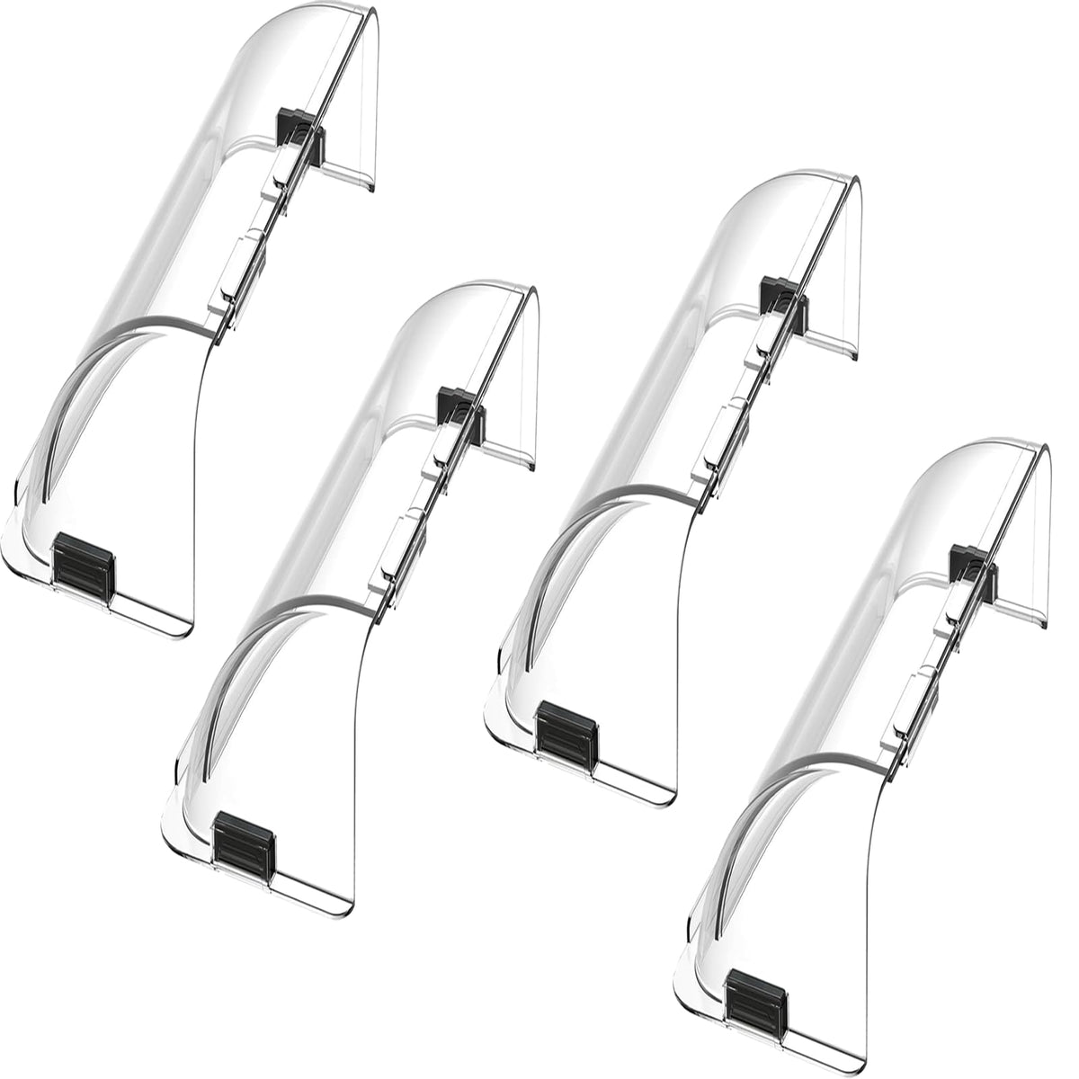 Jazalz Air Vent Deflector magnet assembly shows secure hold on metal vents