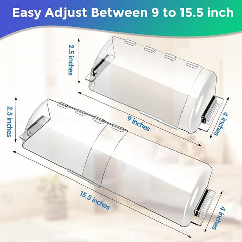 Jazalz Air Vent Deflector universal-fit adapts to ceilings, floors, and walls