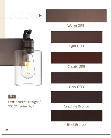 JAZAVA ZCVL01ORB oil rubbed bronze finish adds warm, sophisticated style.