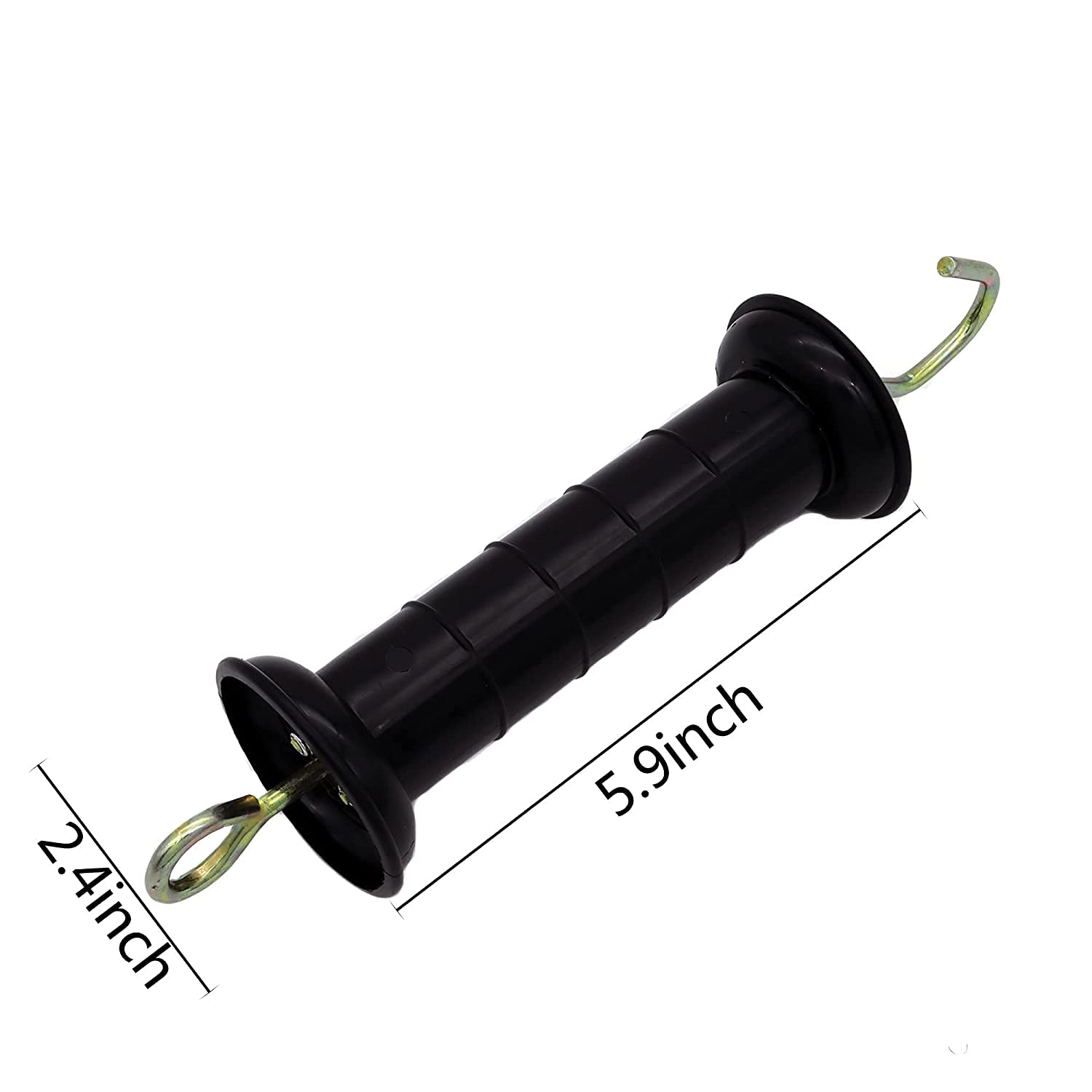 JBTOZIUY gate handle insulators black to prevent shocks during use