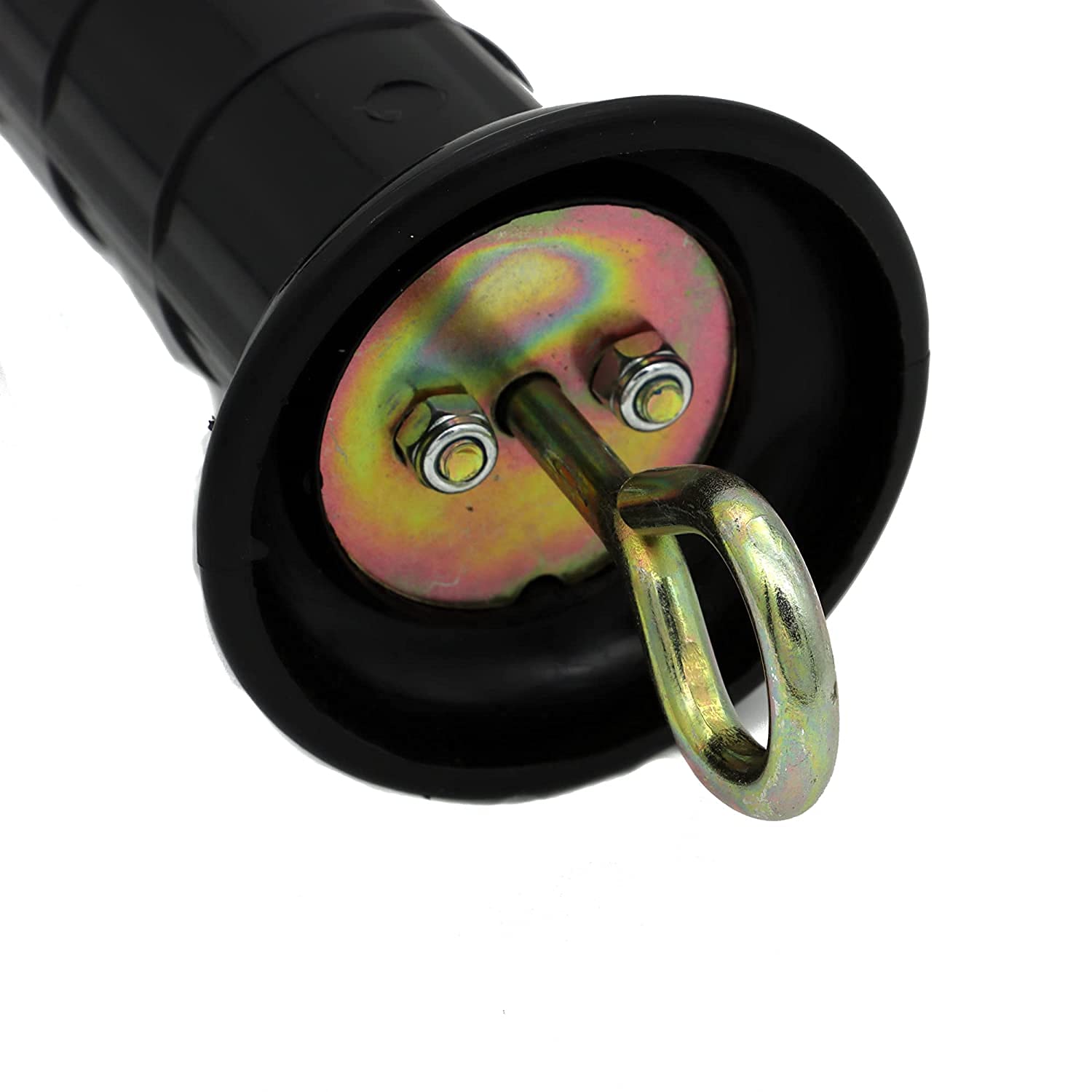 JBTOZIUY plastic insulated gate handle secures rope attachment safely