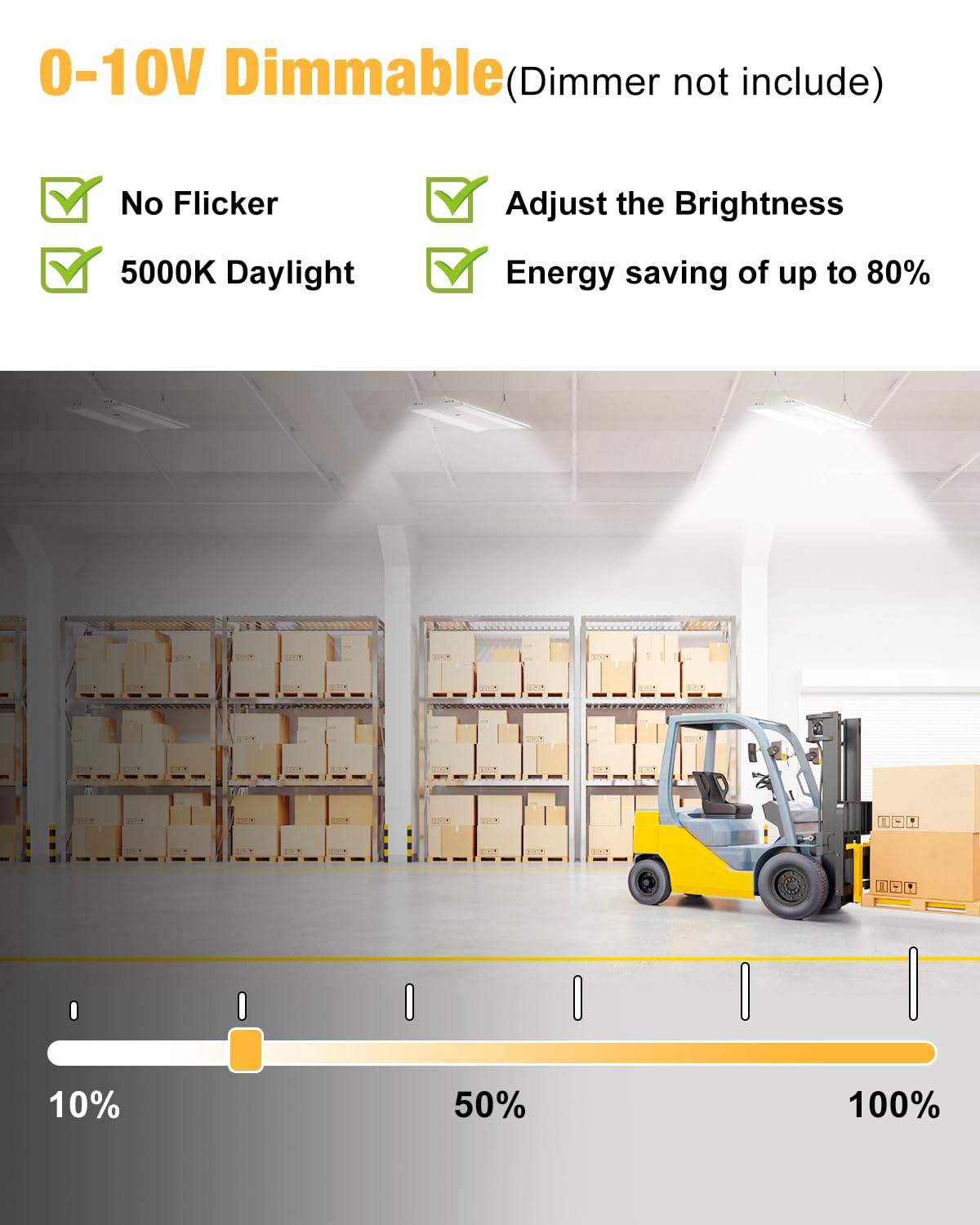 JC-LGL 300W LED High Bay light showcasing efficient heat dissipation for longevity.