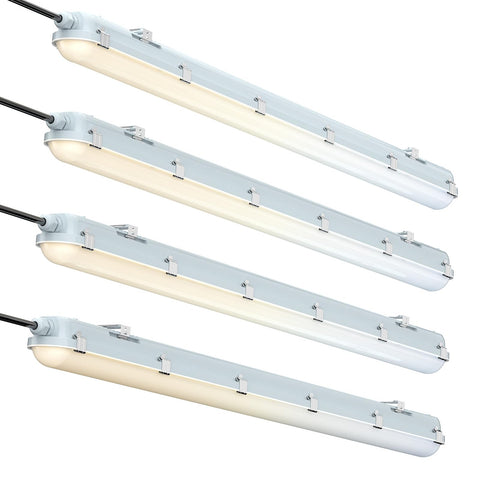 JC-LGL 4ft vapor-tight LED fixture for broad garage lighting