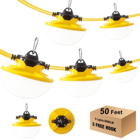 JC-LGL 50ft lighting setup provides broad coverage for job sites