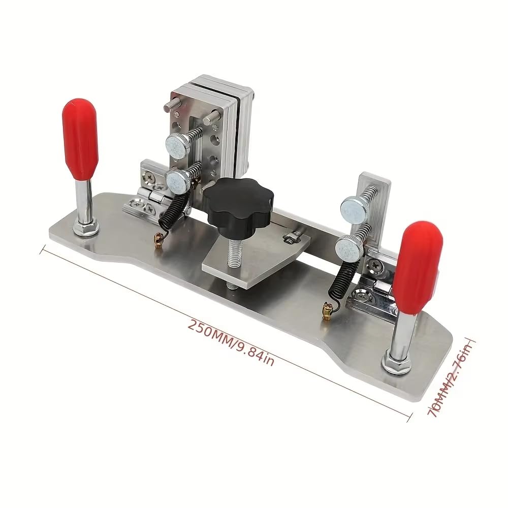 JCFANTS knife jig shows a sturdy base for stable sharpening during use