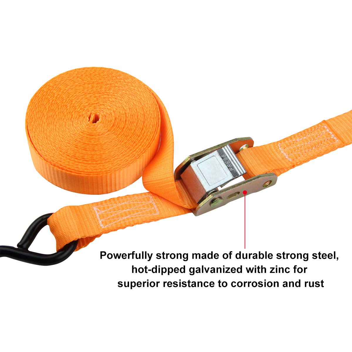 JCHL Coated S-Hooks prevent scratches while anchoring gear securely