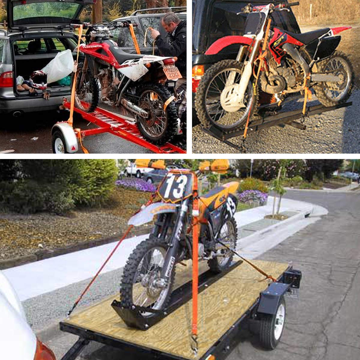 JCHL Heavy-duty tie-down for flatbed or utility trailer loads