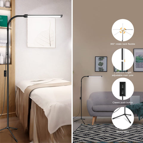 JCOTTON gooseneck lets you position light at the perfect angle.