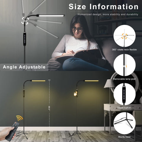 JCOTTON compact lamp adapts to table or desk setups during client visits.