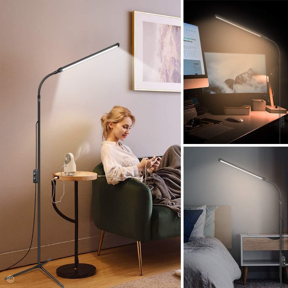 JCOTTON USB-powered lamp works with power banks for mobile sessions.