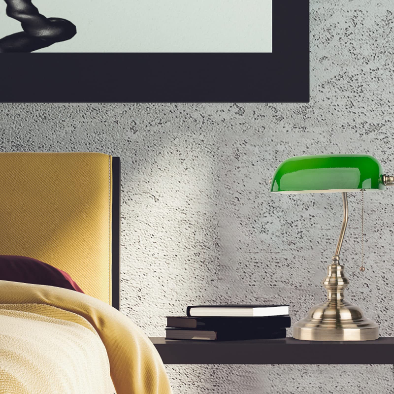 JCPYIUL ETL-listed lamp compatible with LED, incandescent, and halogen bulbs.