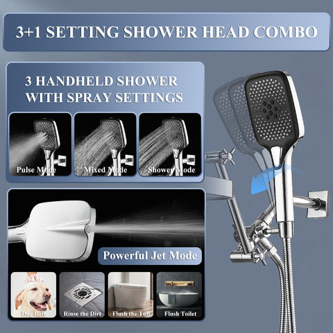 Jcrob handheld spray mode for targeted rinsing and easy cleaning