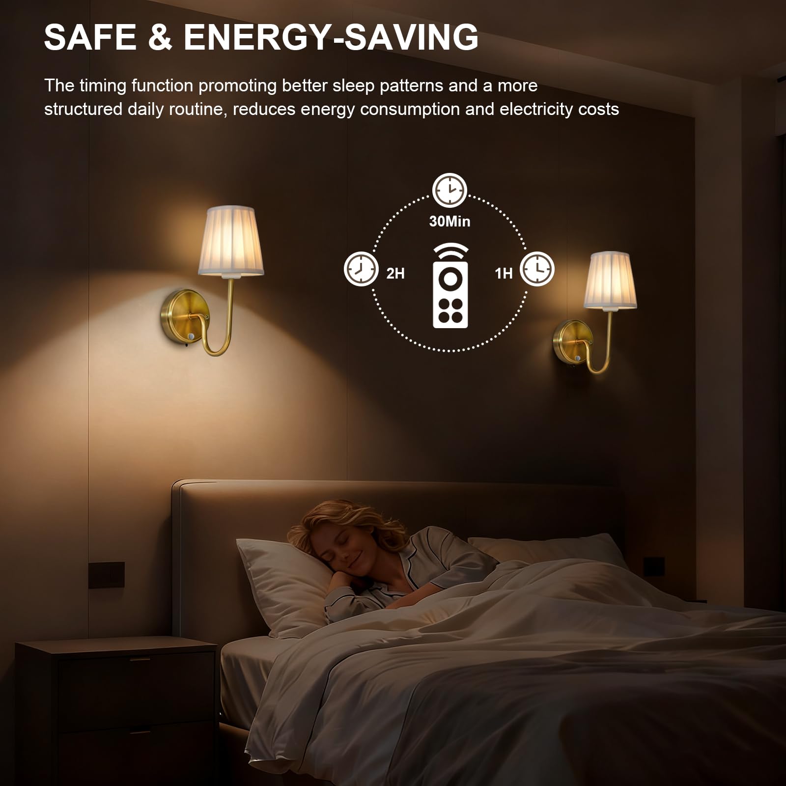 JDCQKHA auto-on motion lighting in dark spaces for night guidance.