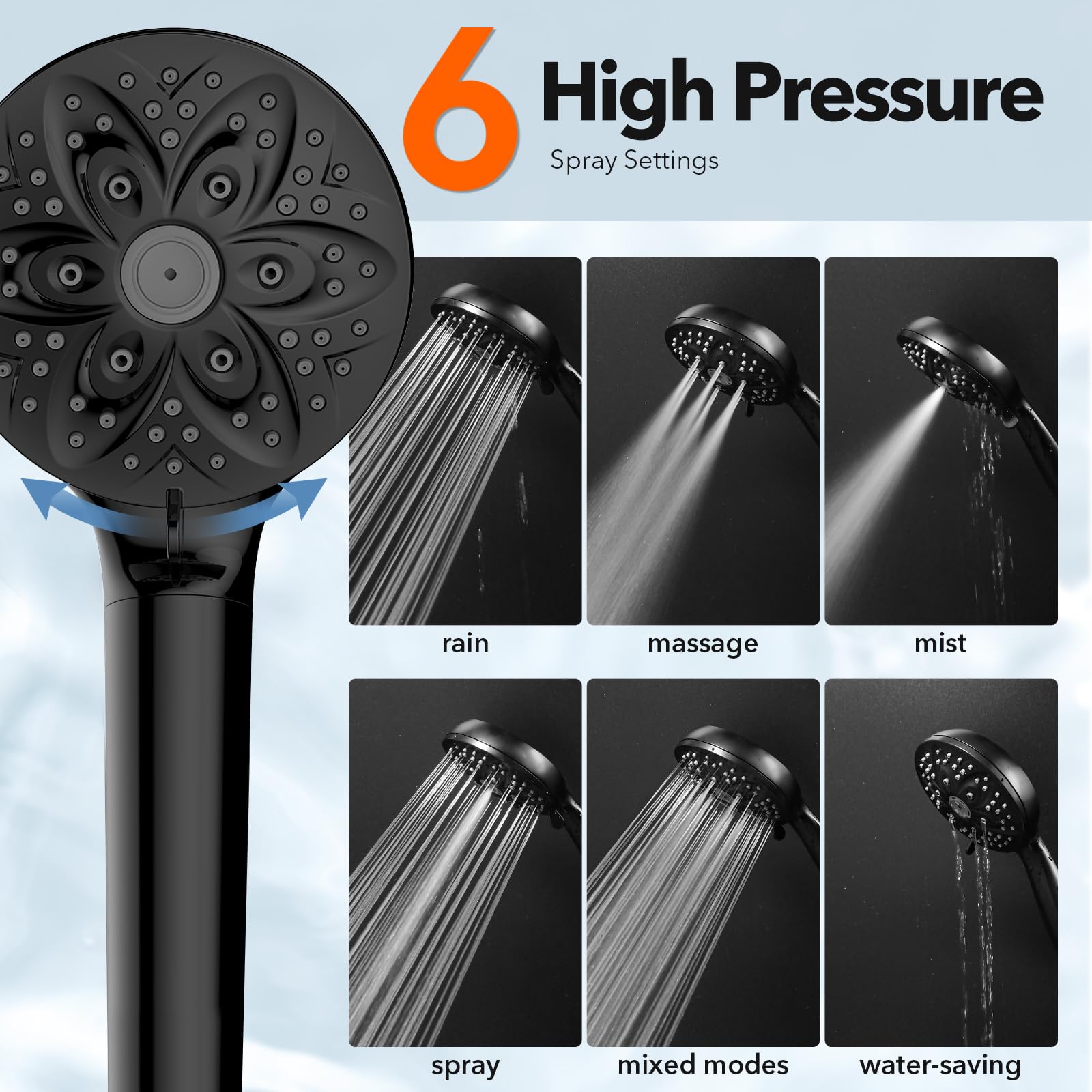 JDO matte black shower panel resisting rust with a sleek, durable finish.