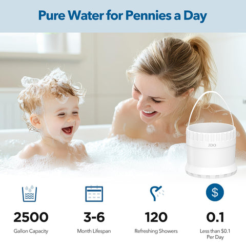 JDO Bath Filter 2500-gallon capacity for extended filtration between changes