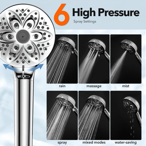 JDO brass swivel bracket shown for versatile, stable rotation during showers