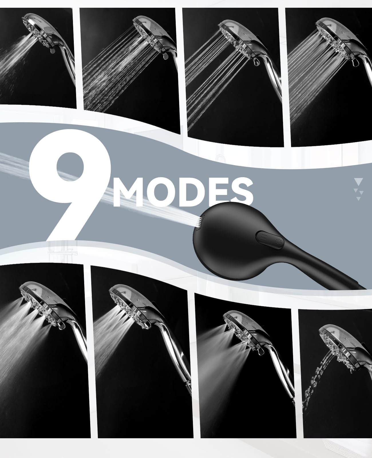 JDO 71-inch hose extends reach for easy rinsing and cleaning