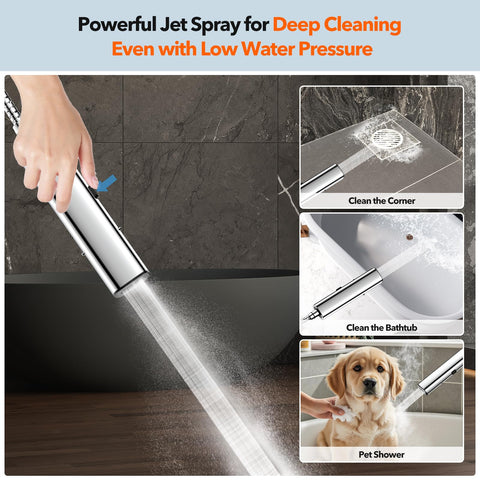 JDO Air Boost Technology saves water while maintaining strong pressure.
