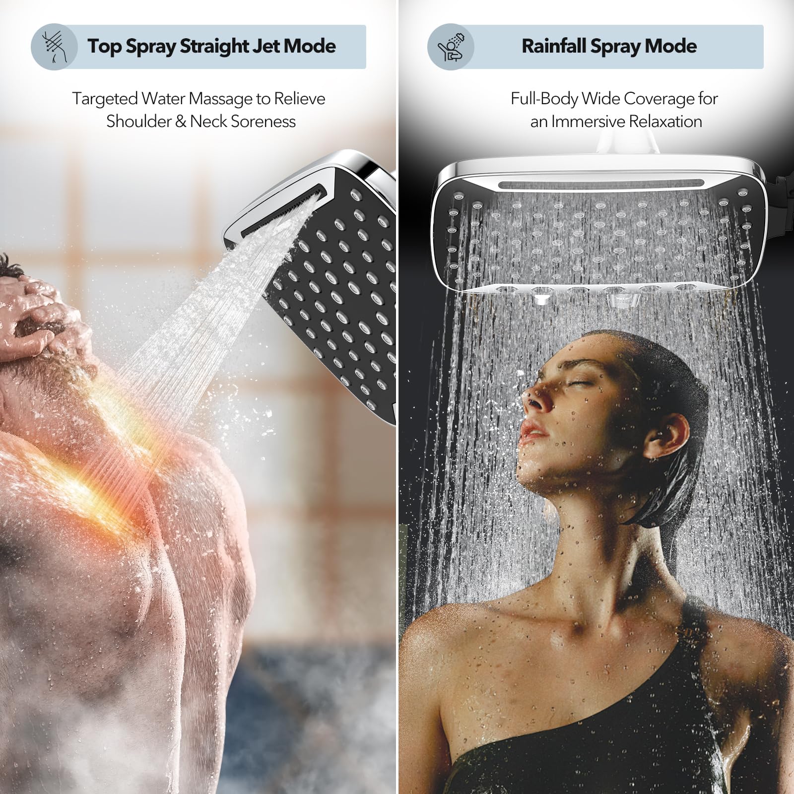 JDO handheld shower attachment offers flexible cleansing with easy reach.
