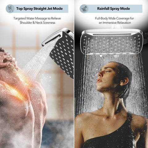 JDO handheld shower attachment offers flexible cleansing with easy reach.