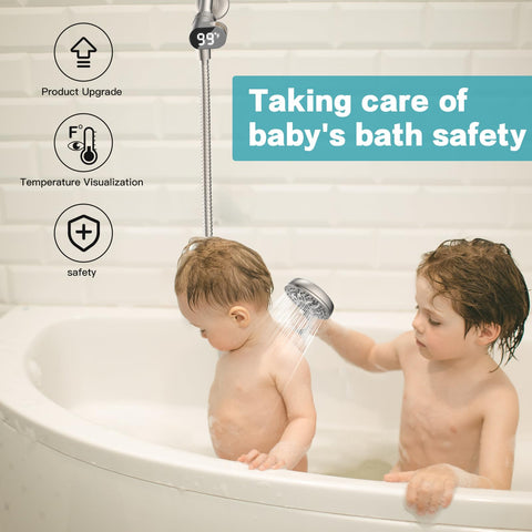 JDO long-hose handheld showerhead offers extended reach for pets.