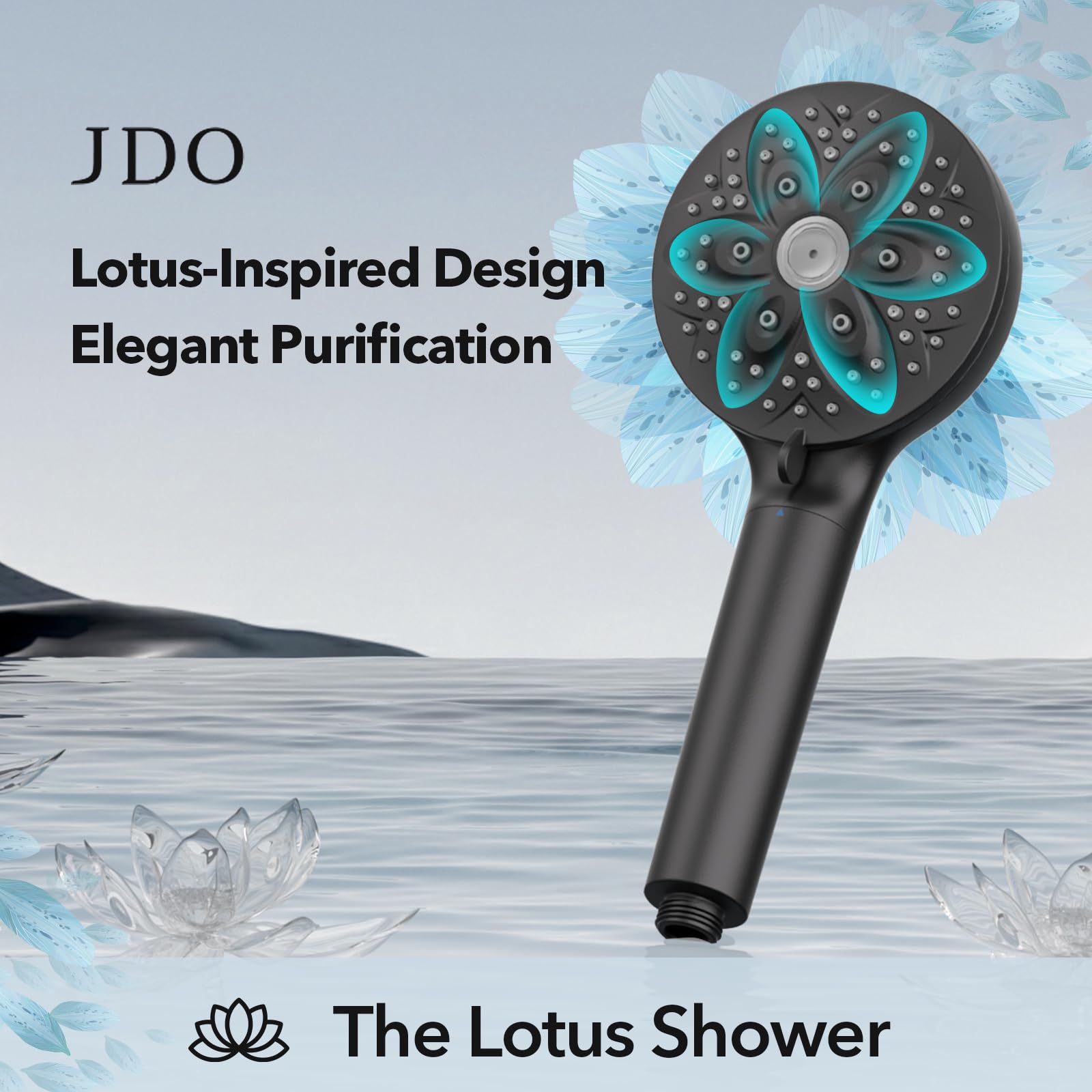 Transparent housing showing the JDO replaceable filter cartridge for easy monitoring.