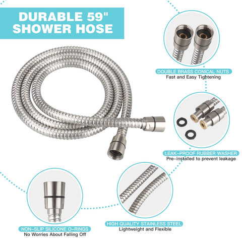 JDO anti-clog silicone nozzles prevent mineral buildup and keep flow steady