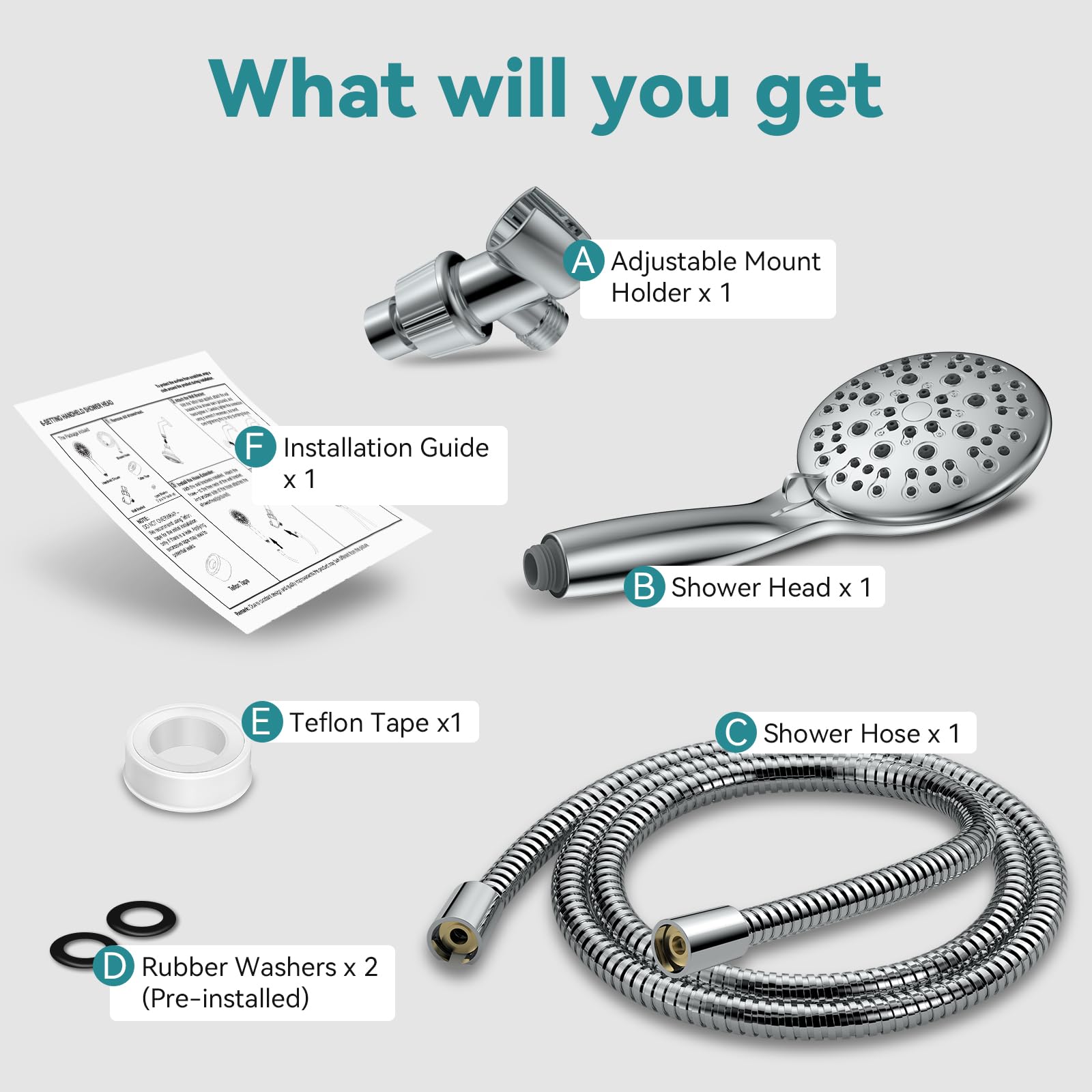 JDO tool-free installation with all parts included