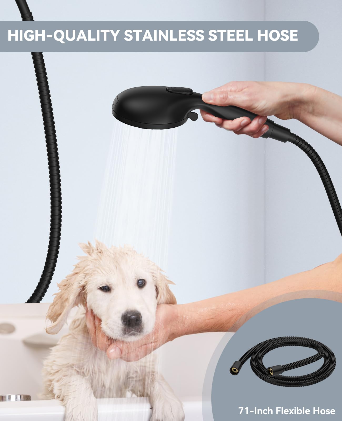JDO tool-free installation fits standard showers with ease