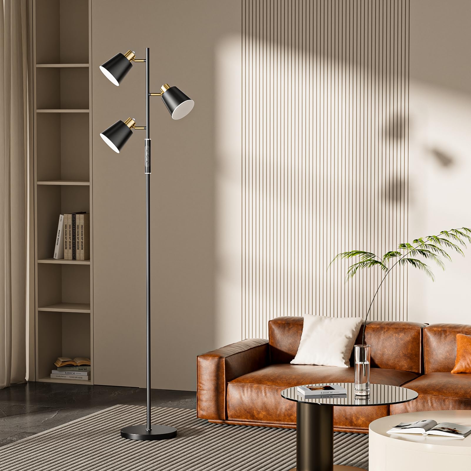 Jeagop LED Tree Floor Lamp memory function restores last setting after power-off.