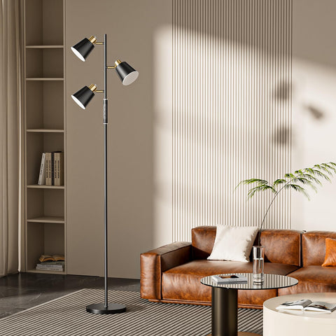 Jeagop LED Tree Floor Lamp memory function restores last setting after power-off.