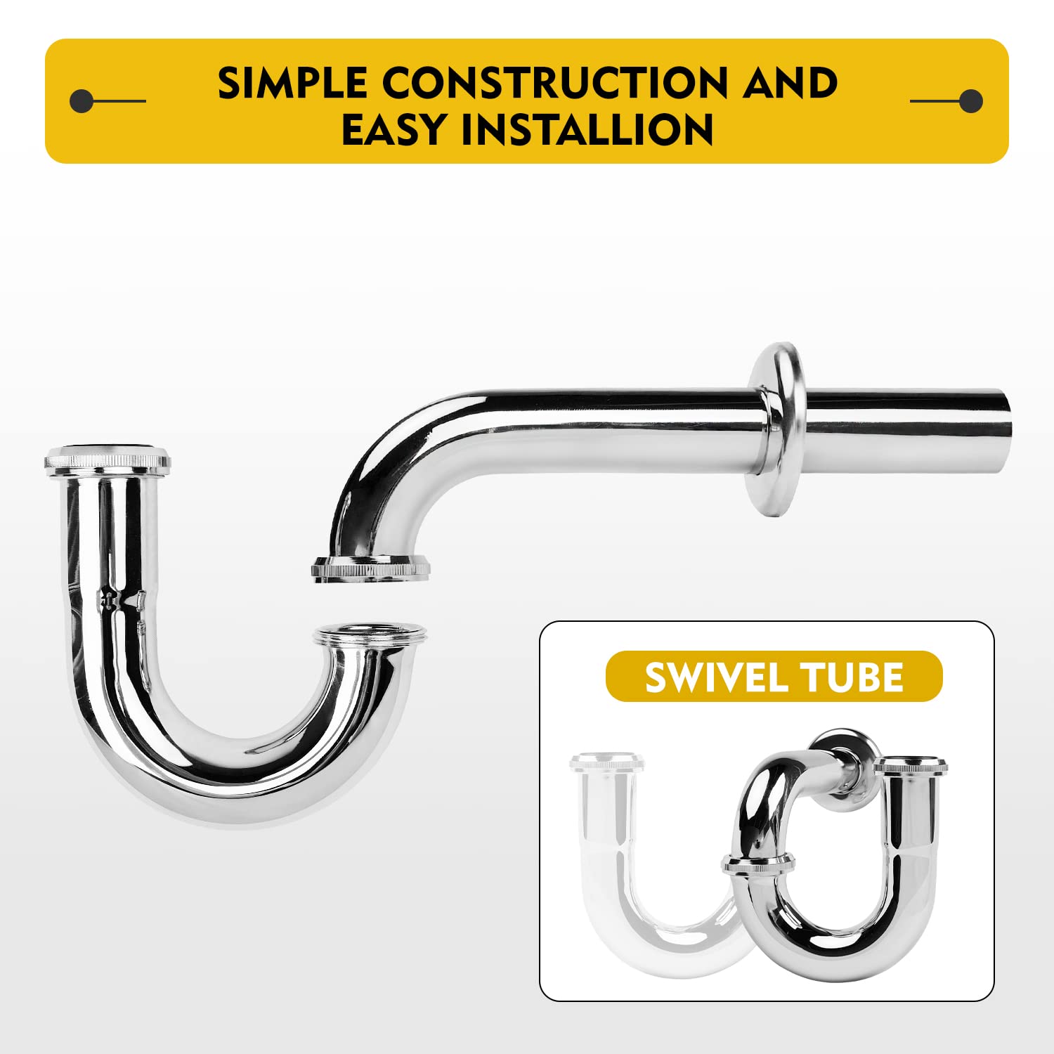 JEAPHA universal 1-1/4 inch size demonstrates compatibility with standard drains
