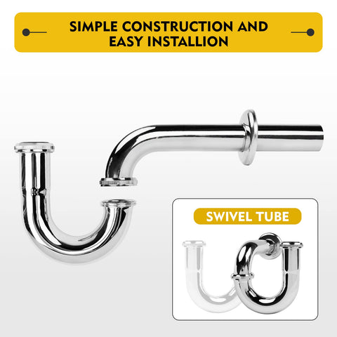 JEAPHA universal 1-1/4 inch size demonstrates compatibility with standard drains
