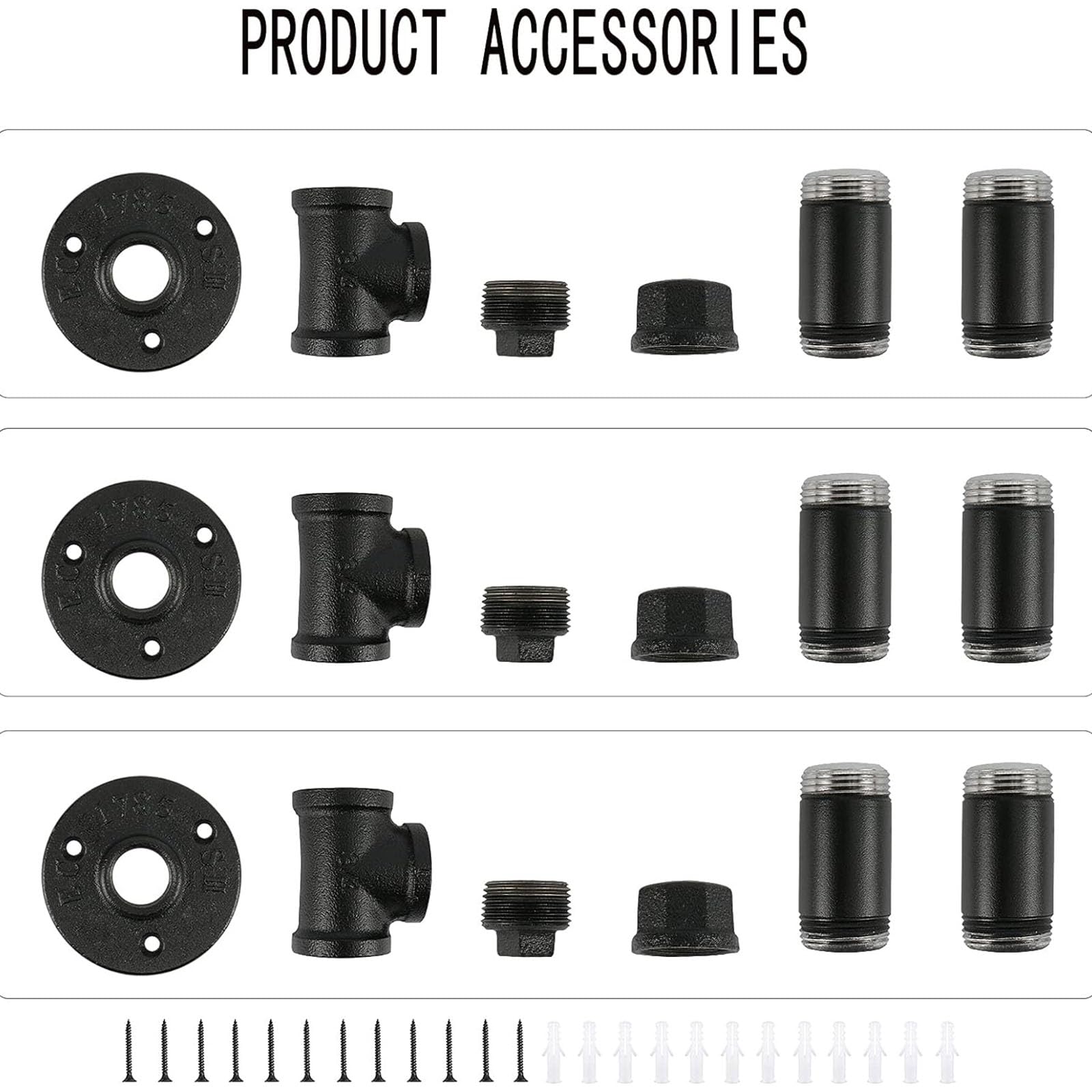 Jeasor wall-mounted hooks installed in hallway for keys and umbrellas.