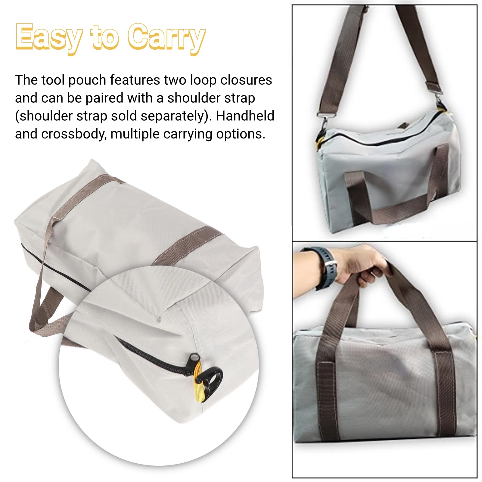 Jectse large capacity tote keeps tools organized and within reach