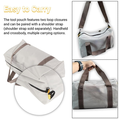 Jectse large capacity tote keeps tools organized and within reach