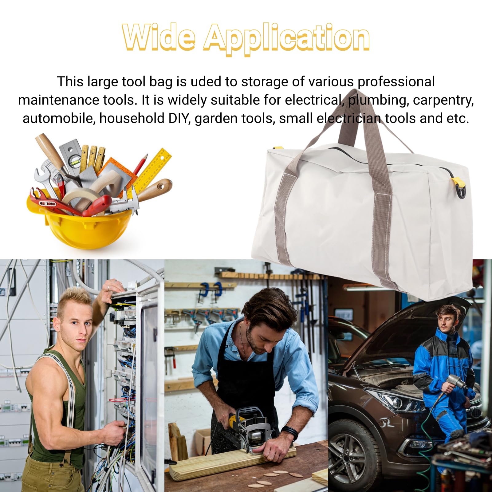 Jectse electrician use scenario showing versatile tool storage