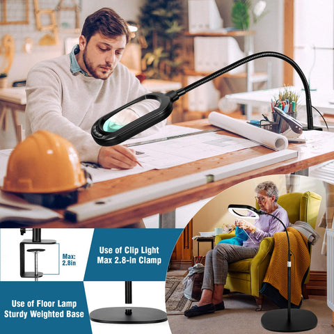 Jeedefi top push-button control keeps lighting adjustments within easy reach.